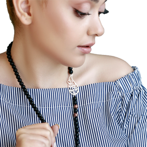 گردنبند اسم و طلا زنانه