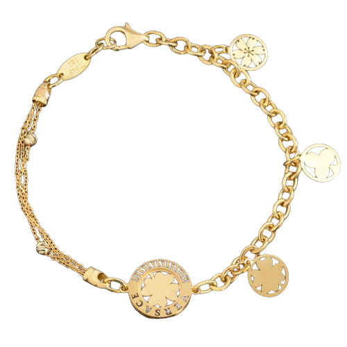 دستبند ورساچه طلا