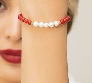 دستبند طلا مدل سنگ زنانه