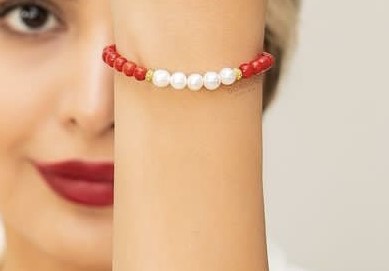 دستبند طلا مدل سنگ زنانه