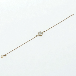 دستبند ۱۸ عیار ونكليف سفيد