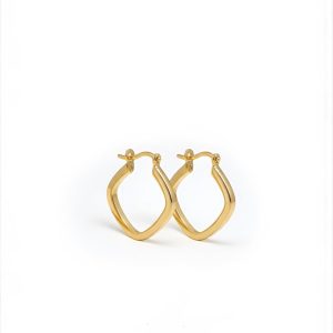 گوشواره ۱۸ عیار لوزی