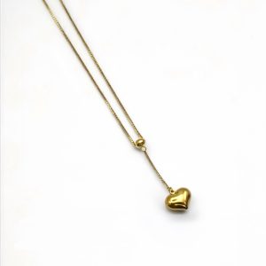 گردنبند ۱۸ عیار قلب