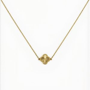 گردنبند ۱۸ عیار ونكليف زرد